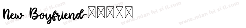 New Boyfriend字体转换